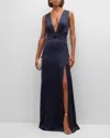 Ramy Brook Ameera Gown In Navy