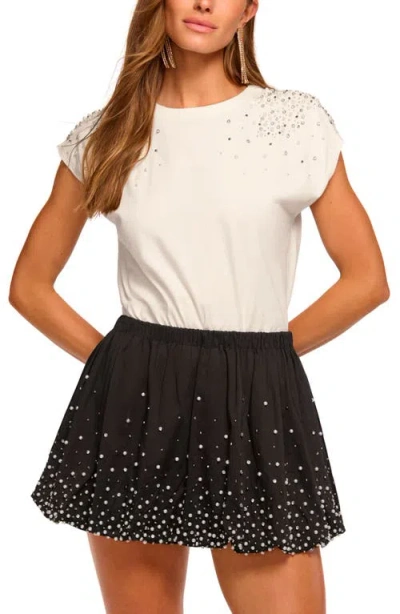Ramy Brook Amelia Embellished Top In White