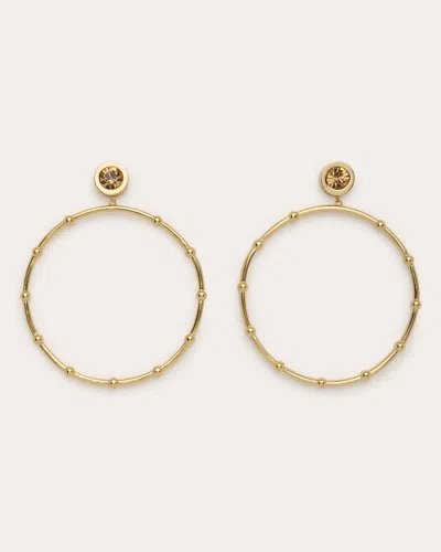 Ramy Brook Angely Drop Hoop Earrings In Gold