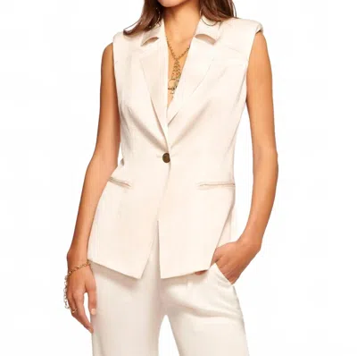 Ramy Brook Angie Vest Jute In Neutral