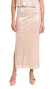 Ramy Brook Annita Skirt Nude Sequin In Multi
