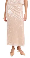 Ramy Brook Annita Skirt Nude Sequin In Multi