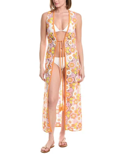 Ramy Brook Anya Cover-up Dress In Orange