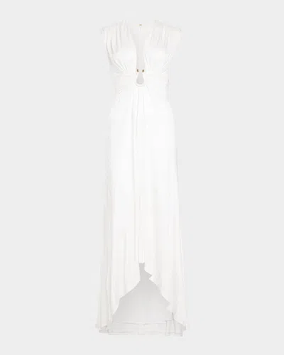 Ramy Brook Arden High-low Dress In Ivory
