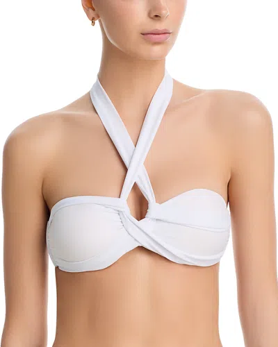 Ramy Brook Arielle Bikini Top In White