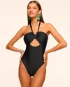 Ramy Brook Arielle Convertible Bandeau One Piece Swimsuit In Black