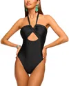 Ramy Brook Arielle Convertible Bandeau One Piece Swimsuit In Black