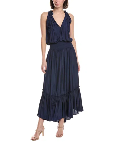 Ramy Brook Aspyn Maxi Dress In Blue