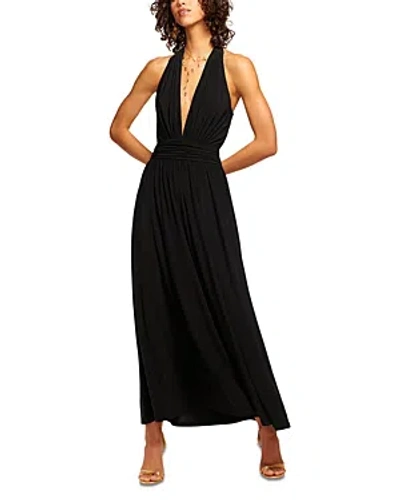 Ramy Brook Augusta Halter Maxi Dress In Black