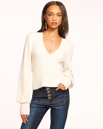 Ramy Brook Aurinda Sweater In Ivory