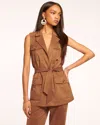 RAMY BROOK AUSTIN FAUX SUEDE VEST