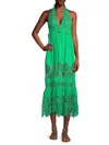 Ramy Brook Aviana Lace Dress In Palm Green In Green