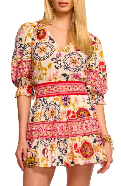 RAMY BROOK RAMY BROOK BARBARA PUFF SLEEVE MINI SUNDRESS