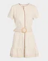 Ramy Brook Beatriz Belted Mini Shirtdress
