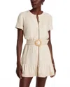 Ramy Brook Beatriz Belted Mini Shirtdress In Multi