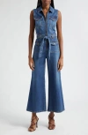 RAMY BROOK BELL DENIM JUMPSUIT