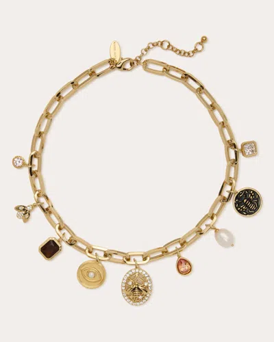 Ramy Brook Bellamy Charm Necklace In Gold