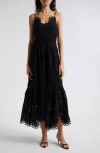 RAMY BROOK BELLE EMBROIDERED LACE HIGH-LOW DRESS