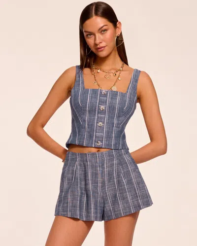 Ramy Brook Bernadette Printed Mini Short In Purple