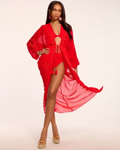 Ramy Brook Bernice Embellished Coverup Maxi Dress In White