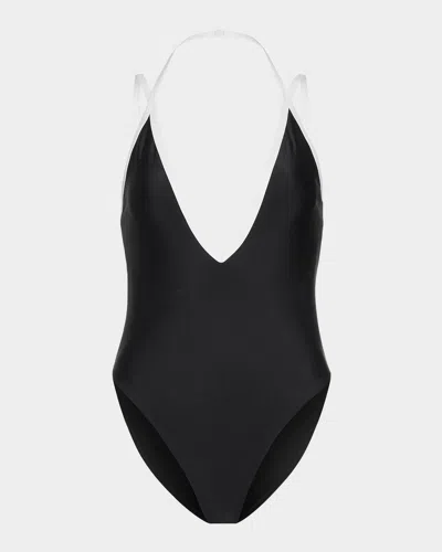 Ramy Brook Bia Plunge One-piece Swimsuit