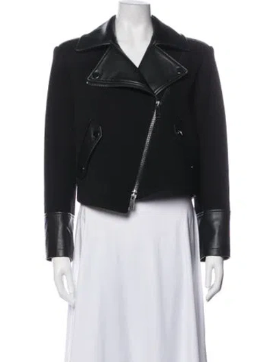Pre-owned Ramy Brook Biker Jacket In Black