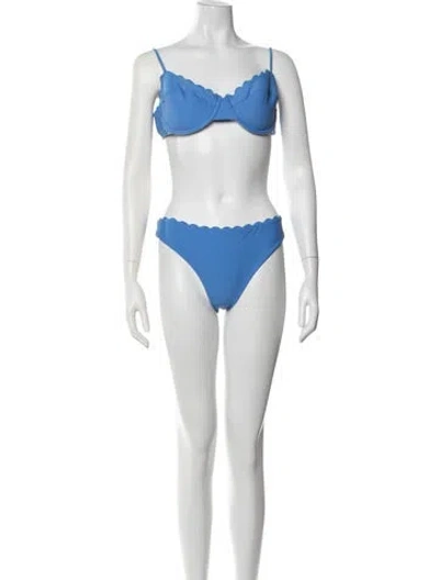 Pre-owned Ramy Brook Bikini W/ Tags In Blue