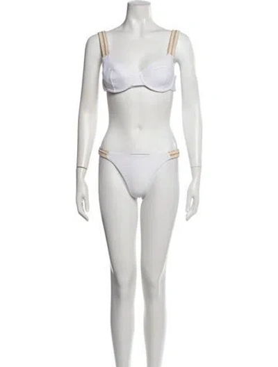 Pre-owned Ramy Brook Bikini W/ Tags In White