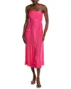 Ramy Brook Blair Midi Dress In Pink