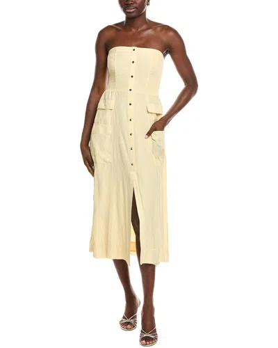 Ramy Brook Blair Midi Dress In Yellow