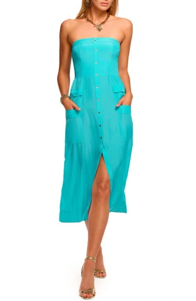 RAMY BROOK RAMY BROOK BLAIR STRAPLESS MIDI DRESS