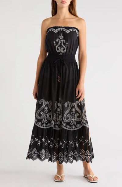 Ramy Brook Blaire Strapless Maxi Dress In Black