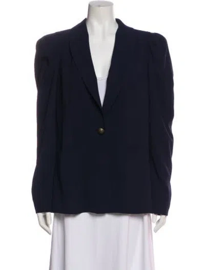 Pre-owned Ramy Brook Blazer In Blue
