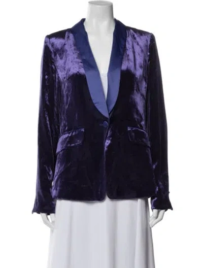 Pre-owned Ramy Brook Blazer In Blue