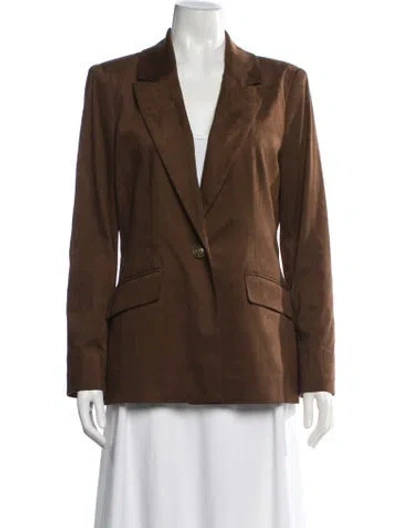 Pre-owned Ramy Brook Blazer In Brown