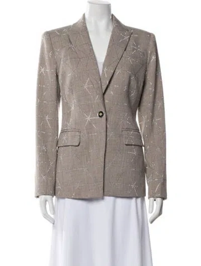 Pre-owned Ramy Brook Blazer In Gray