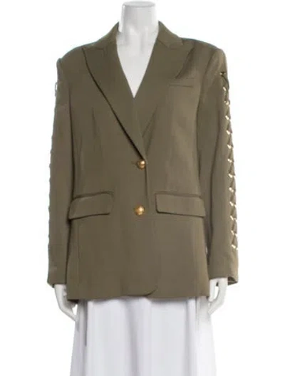 Pre-owned Ramy Brook Blazer In Green