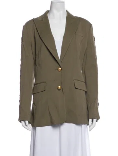 Pre-owned Ramy Brook Blazer In Green
