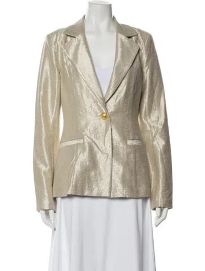 Pre-owned Ramy Brook Blazer In Neutrals