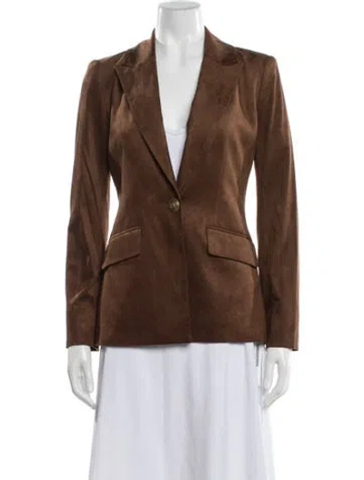Pre-owned Ramy Brook Blazer W/ Tags In Brown