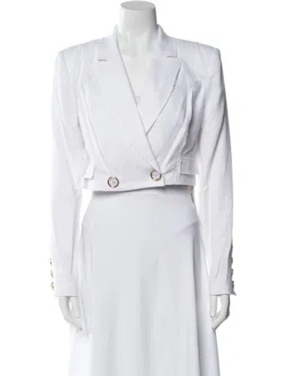 Pre-owned Ramy Brook Blazer In White
