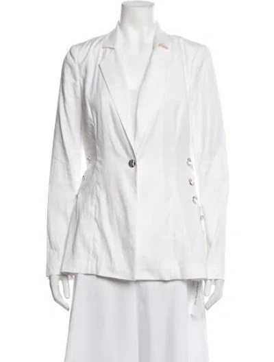 Pre-owned Ramy Brook Blazer In White