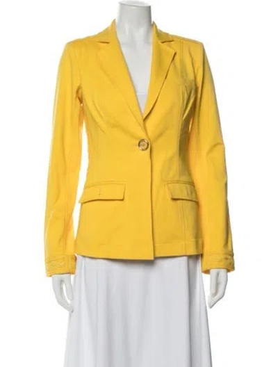 Pre-owned Ramy Brook Blazer In Yellow