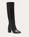 Ramy Brook Bo Leather Heeled Boots In Black