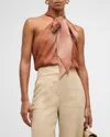 Ramy Brook Susanna Top In Saddle Geo