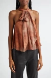 Ramy Brook Susanna Top In Saddle Geo