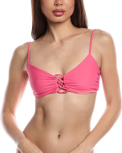 Ramy Brook Bora Bikini Top In Pink