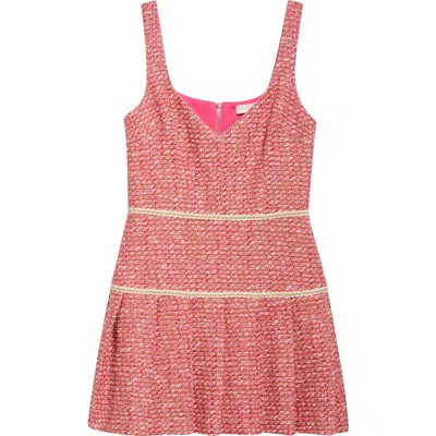 Ramy Brook Brianna Dress In Pink Petunia Boucle