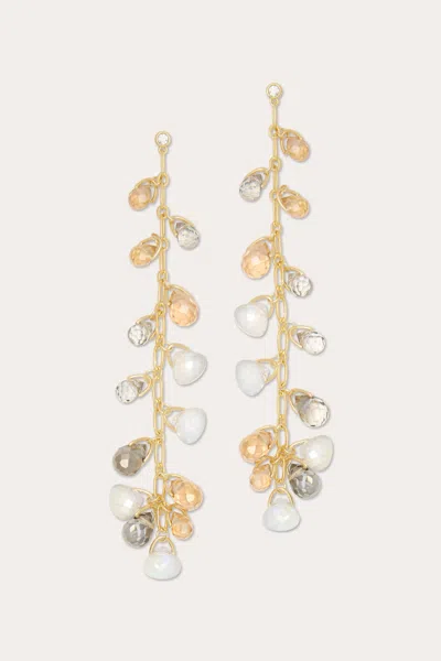 Ramy Brook Brielle Crystal Drop Earrings In Gold