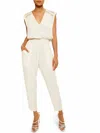 Ramy Brook Bristol Sleeveless Jumpsuit In Jute In White